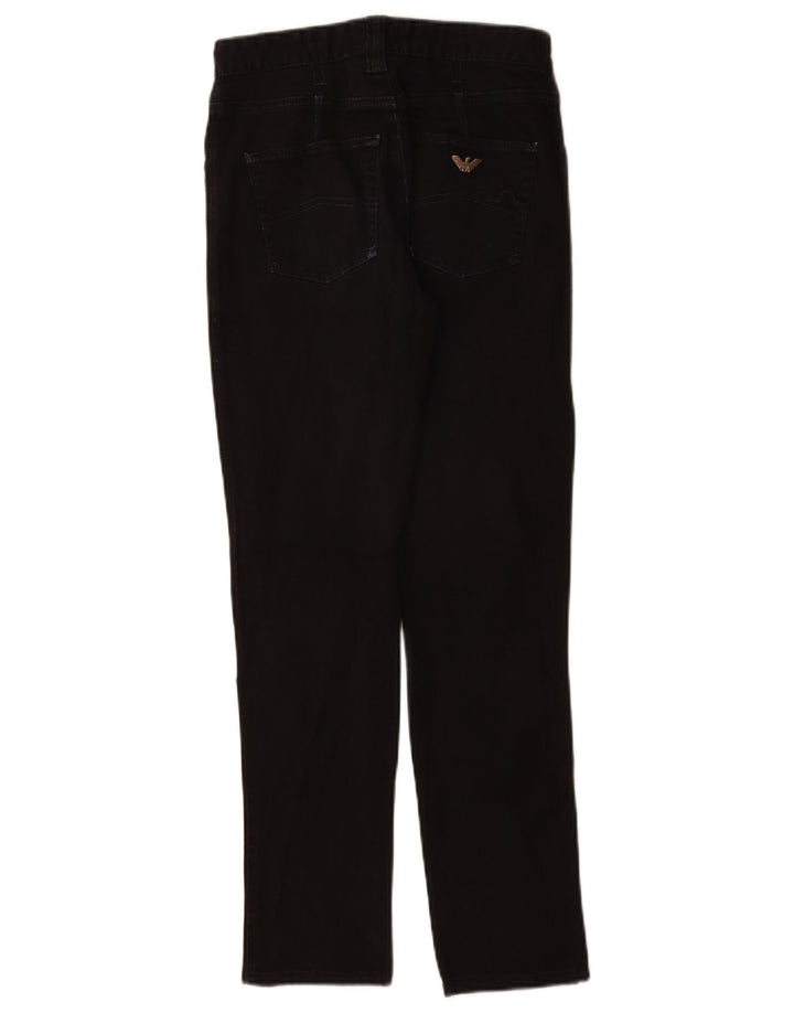 Damskie jeansy Armani Slim W26 L28 Granatowe