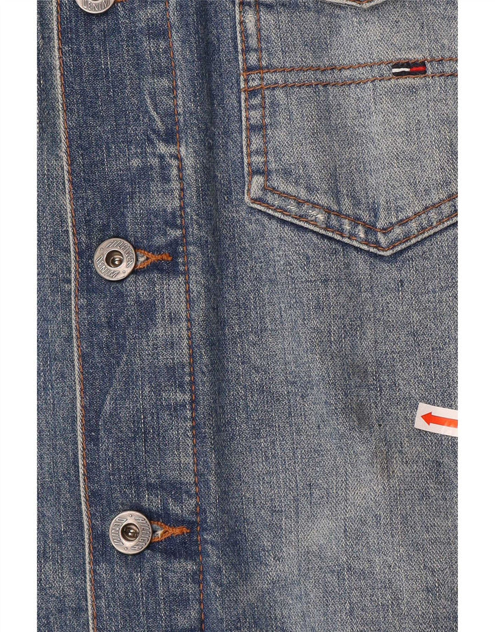 Damska kurtka dżinsowa Tommy Hilfiger UK 16, duża niebieska bawełna