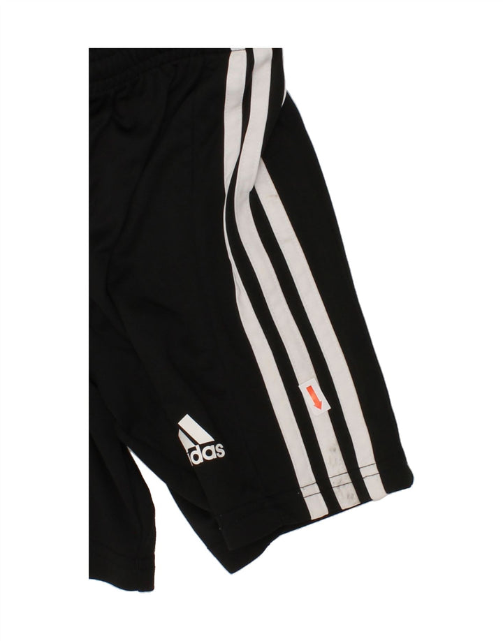 ADIDAS Boys Aeroready Sport Shorts 7-8 Years Black Polyester Vintage Adidas and Second-Hand Adidas from Messina Hembry 
