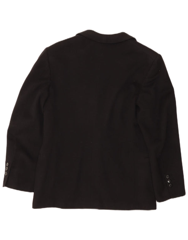 Vintage męska marynarka zapinana na 1 guzik UK 36 Small Black