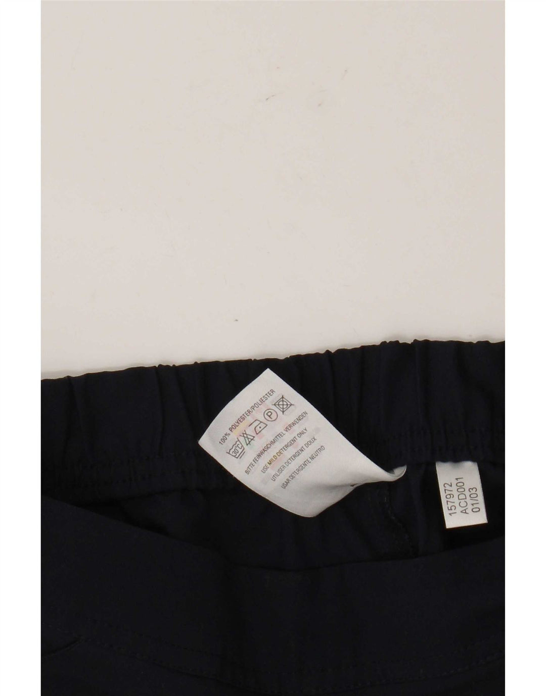 Damskie spodenki sportowe Adidas UK 8, małe, granatowe, poliestrowe