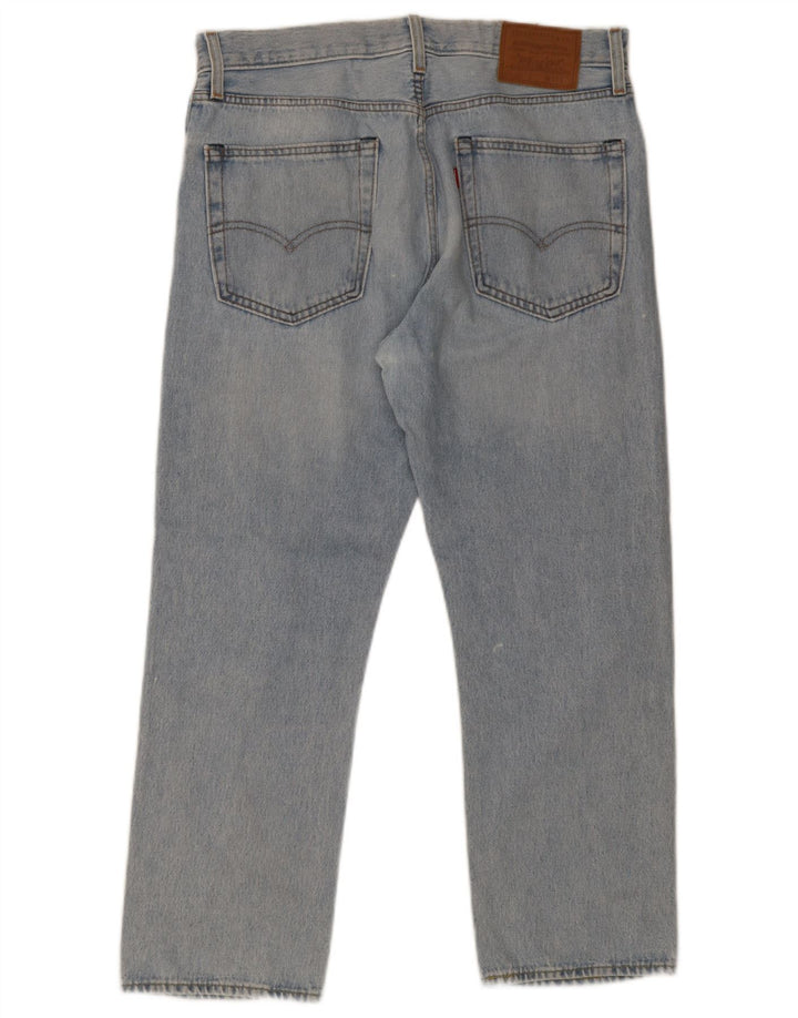 Męskie jeansy Levi's 551 Straight W32 L28 Niebieskie bawełniane