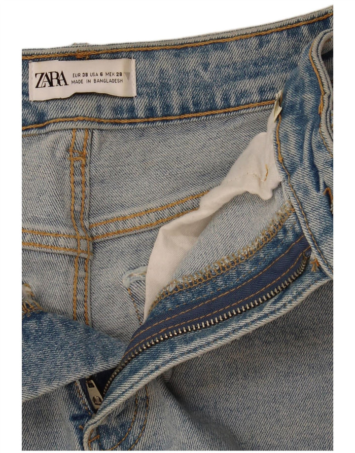 Damskie spodenki jeansowe Zara EU 38 Small W28 Niebieskie