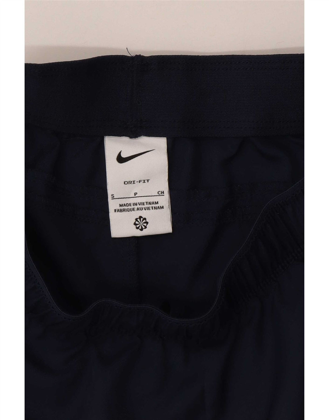 Męskie spodenki sportowe Nike Dri Fit, małe, granatowe, poliestrowe