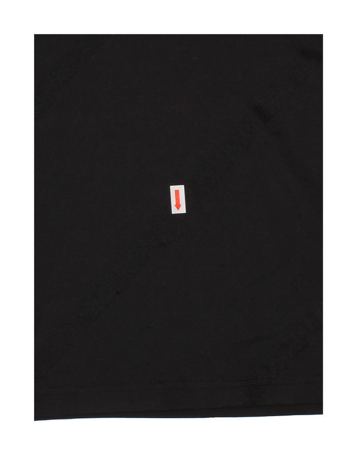 ADIDAS Girls Climalite T-Shirt Top 9-10 Years Medium  Black Polyester Vintage Adidas and Second-Hand Adidas from Messina Hembry 