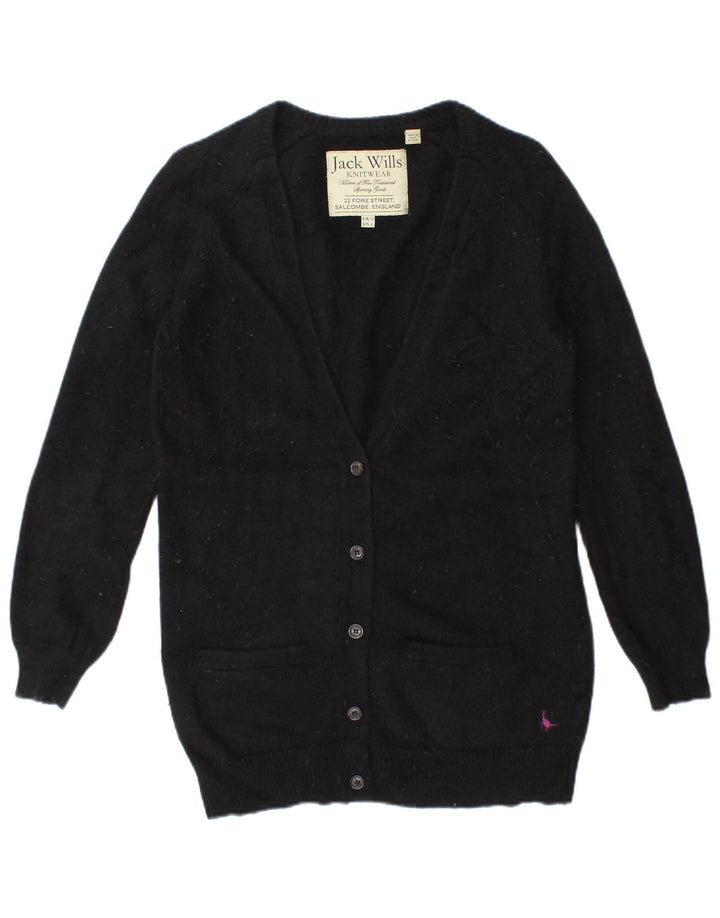 Sweter damski typu oversize Jack Wills UK 10 Small Black Angora