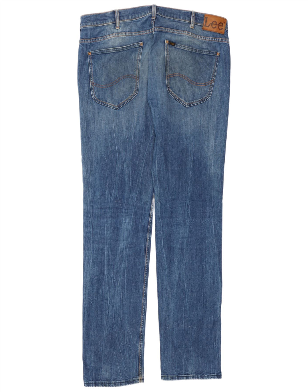 Męskie jeansy Lee Powell Slim W36 L36 Niebieskie bawełniane