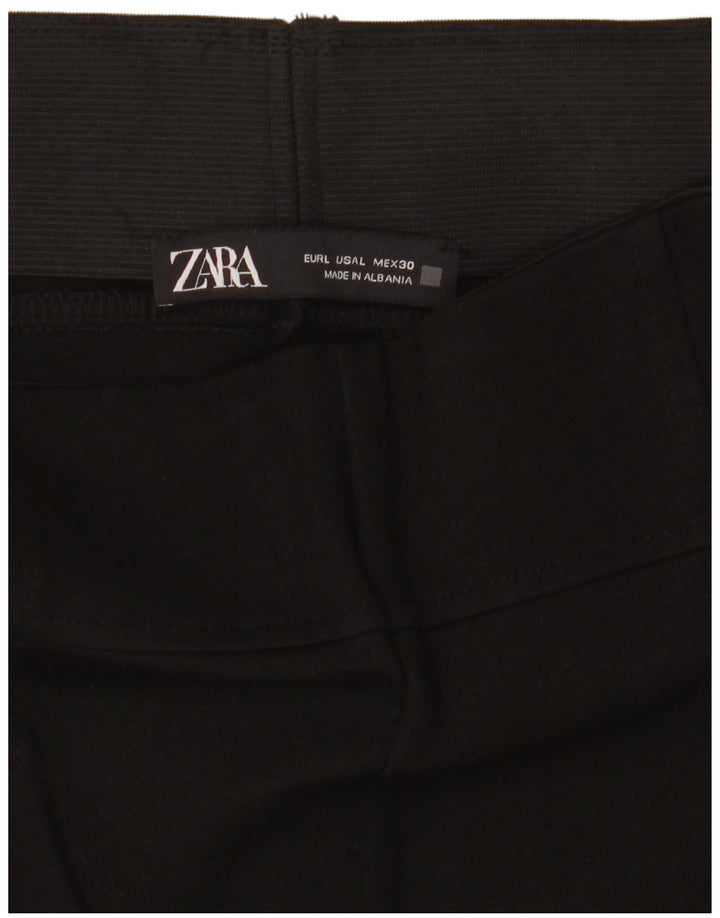 Damskie spodnie typu slim chino ZARA W34 L28 czarne