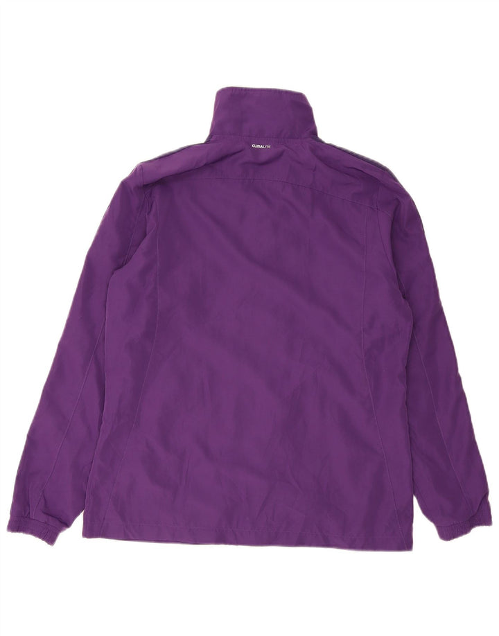 Damska bluza dresowa Adidas Climalite Top Jacket UK 12 Średni Fioletowy Poliester