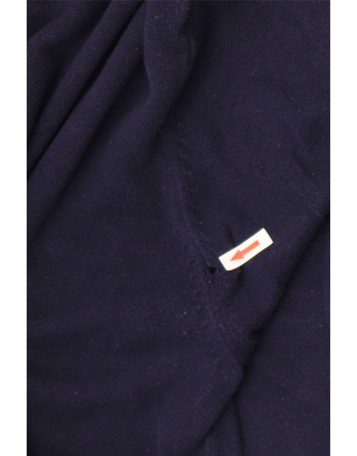 Marks & Spencer Męski sweter z dekoltem w kształcie litery V, 2XL, granatowy, bawełniany