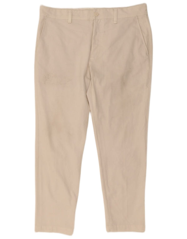 Męskie spodnie chino Zara EU 44 Large W34 L30 Biały poliester