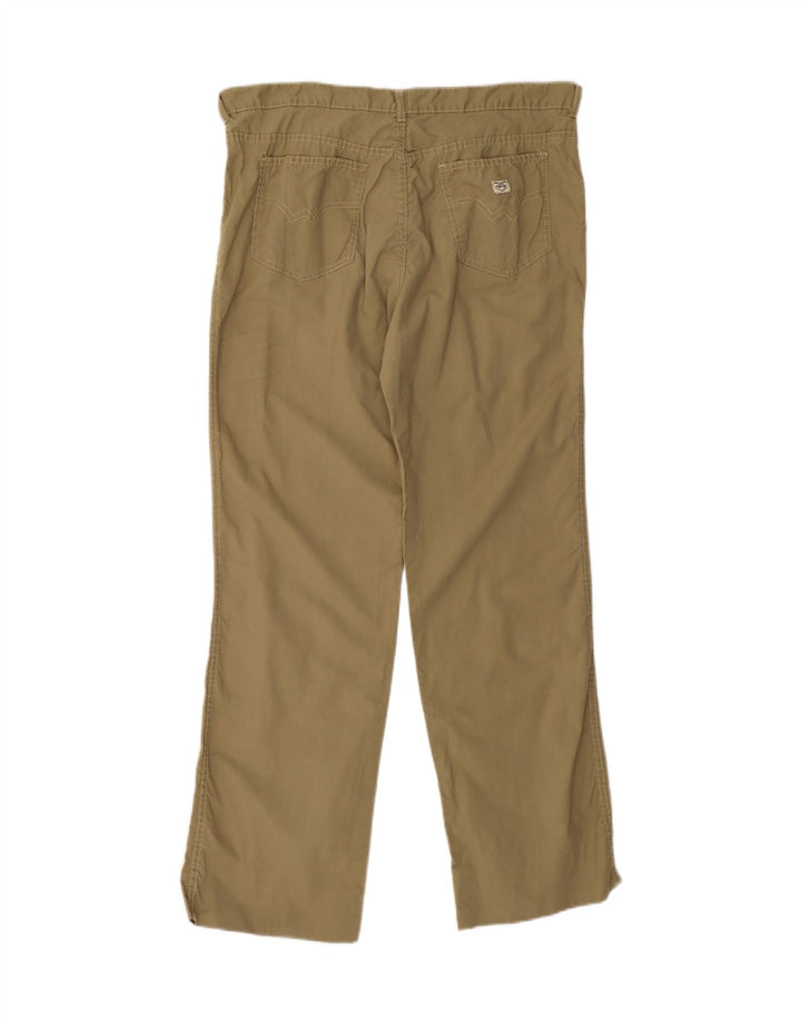 Męskie proste spodnie codzienne POP 84 W36 L31 Khaki
