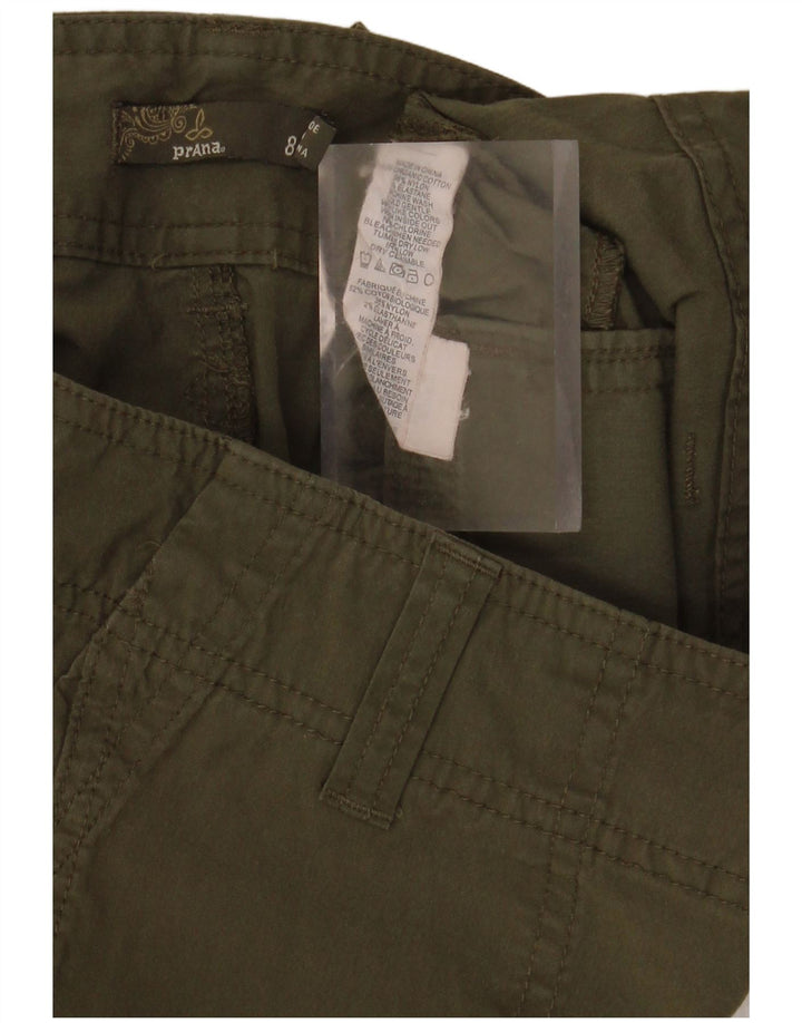 Damskie spodenki cargo Prana US 8 Medium W32, bawełna khaki
