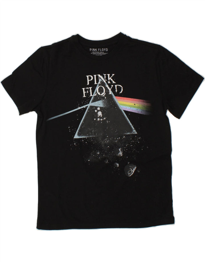 PULL & BEAR Mens Graphic T-Shirt Top Small Black Cotton Vintage Pull & Bear and Second-Hand Pull & Bear from Messina Hembry 