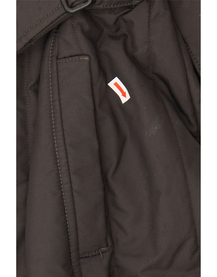 Damski płaszcz z kapturem i ociepleniem Refrigiwear IT 46, duży nylon w kolorze khaki