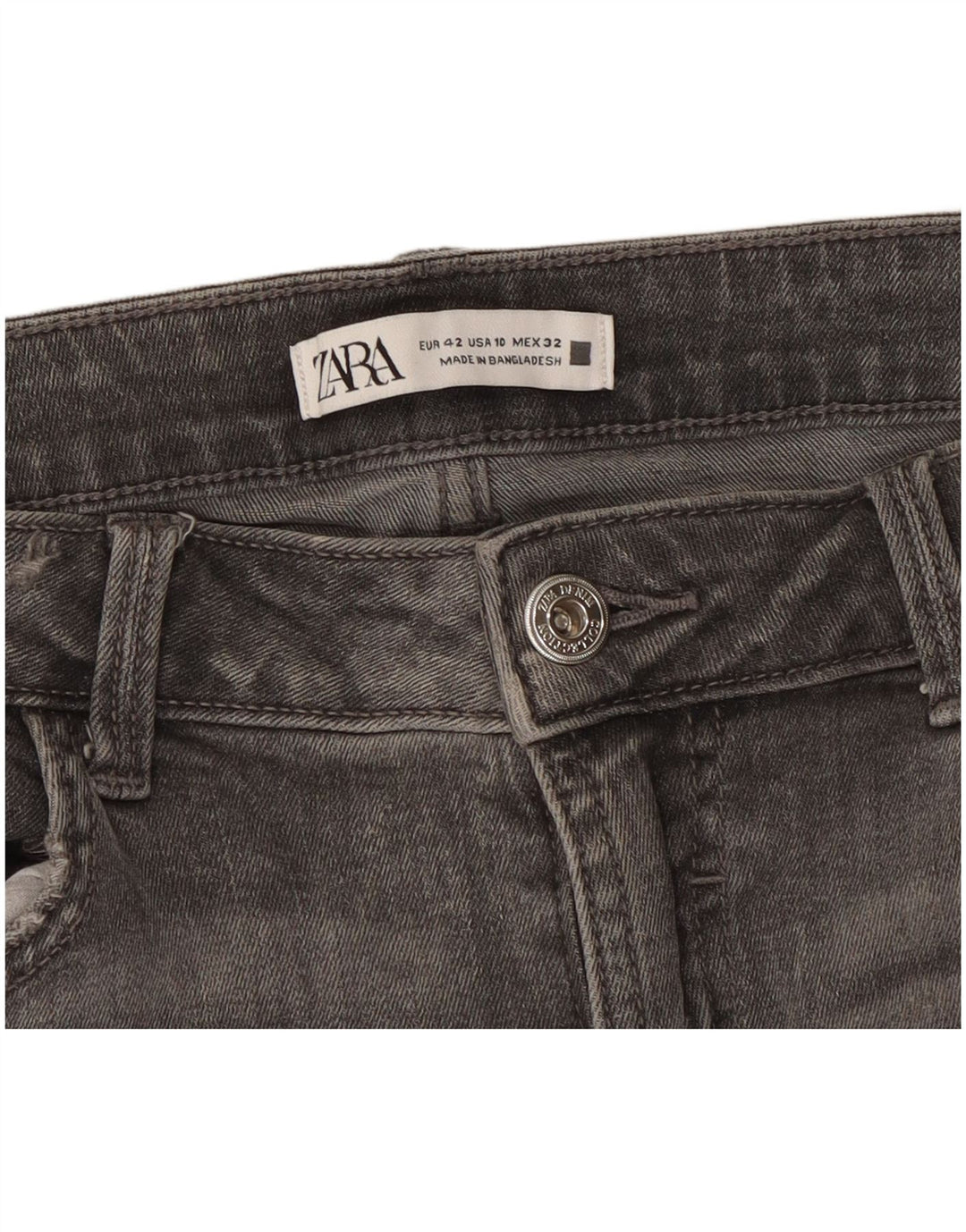 Dżinsy damskie Zara EU 42 Large W32 L28 Szare