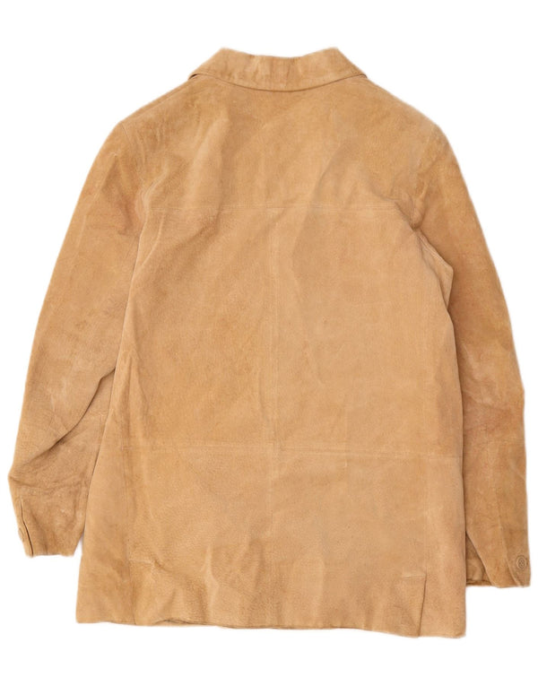Conbipel Damska oversize'owa marynarka zapinana na 4 guziki IT 40 Small Beige