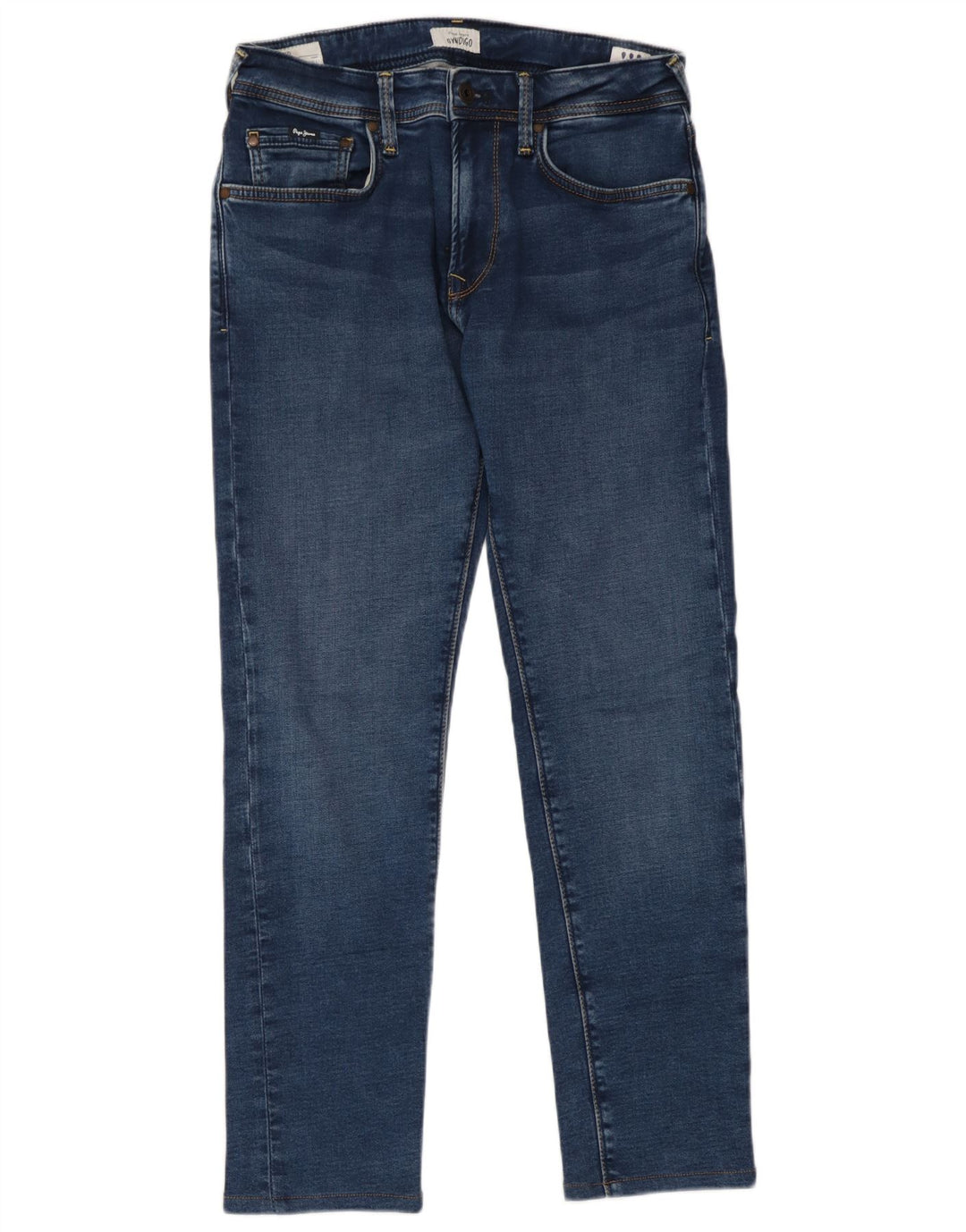 PEPE Jeansy Damskie Slim W28 L28 Niebieskie Bawełniane