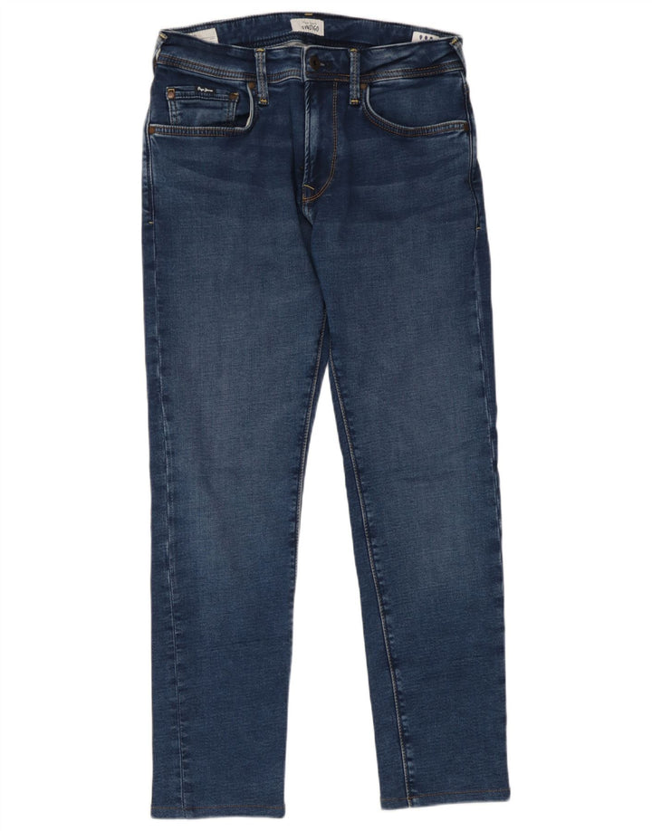 PEPE Jeansy Damskie Slim W28 L28 Niebieskie Bawełniane