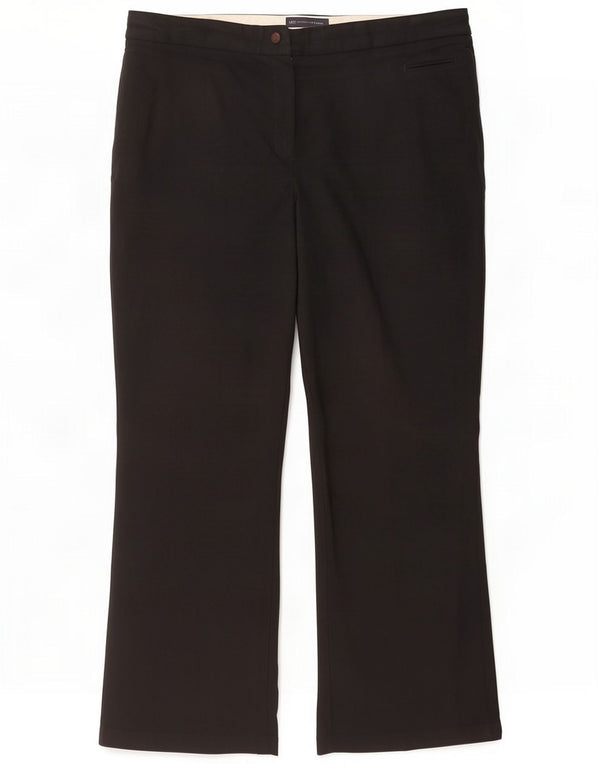 Spodnie damskie Marks & Spencer Bootcut UK 16, duże, W38 L29, czarne