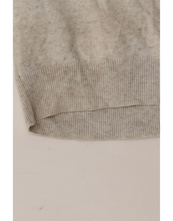 Męska koszulka polo Marks & Spencer, duża, szara, bawełniana w paski