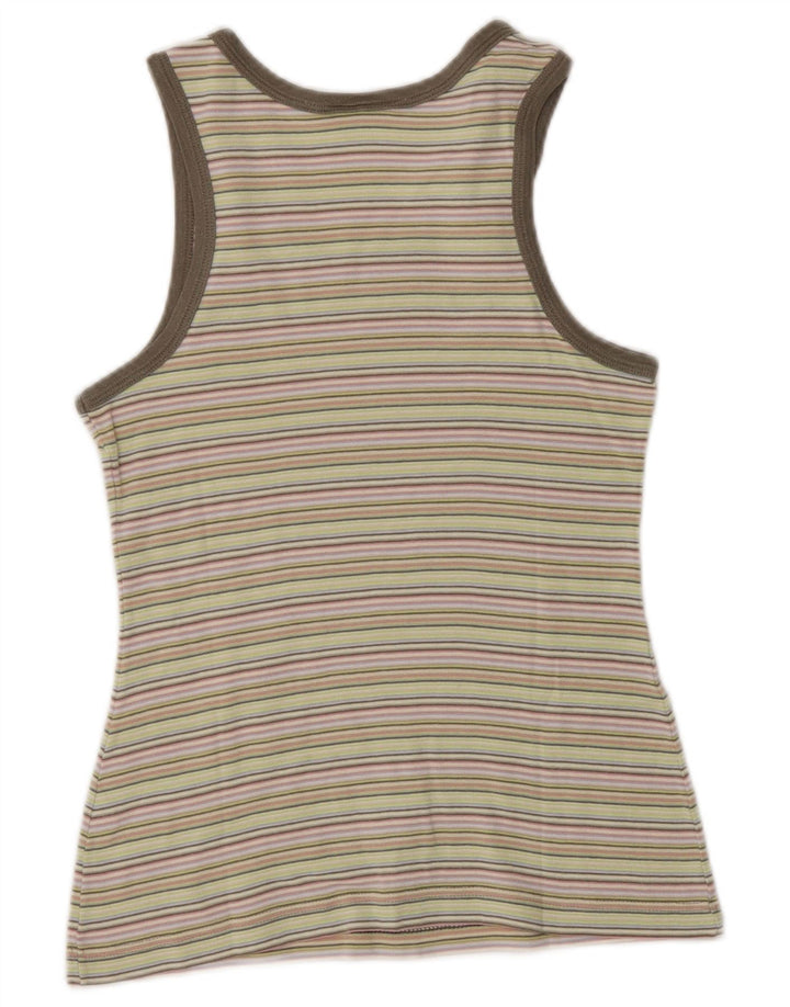 Damska kamizelka Lacoste Crop Top, rozmiar 38, średnia, wielokolorowa bawełna w paski