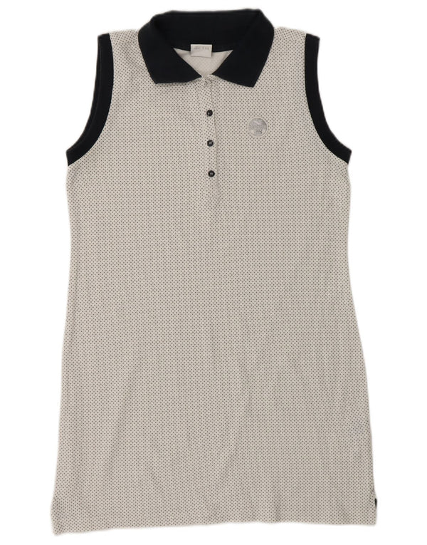 Dziewczęca sukienka polo bez rękawów NORTH SAILS 13-14 lat, bawełniana w białe cętki