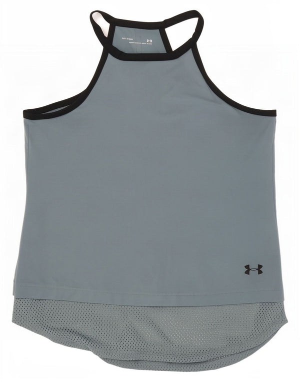 Damska kamizelka Under Armour Heat Gear Graphic Top UK 12 Medium Grey