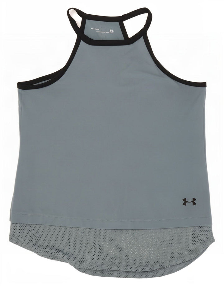 Damska kamizelka Under Armour Heat Gear Graphic Top UK 12 Medium Grey
