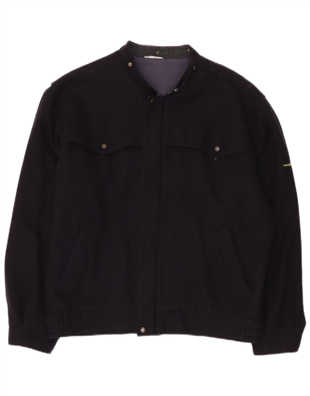 Męska kurtka użytkowa Navigare UK 42 XL, granatowa, wełniana