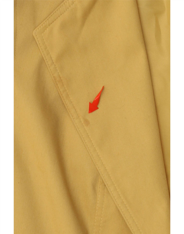 Damska marynarka Hucke zapinana na 3 guziki, EU 42, duża, żółta bawełna