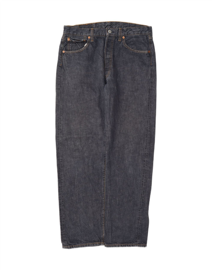 Męskie proste dżinsy Levi's W32 L30 granatowe
