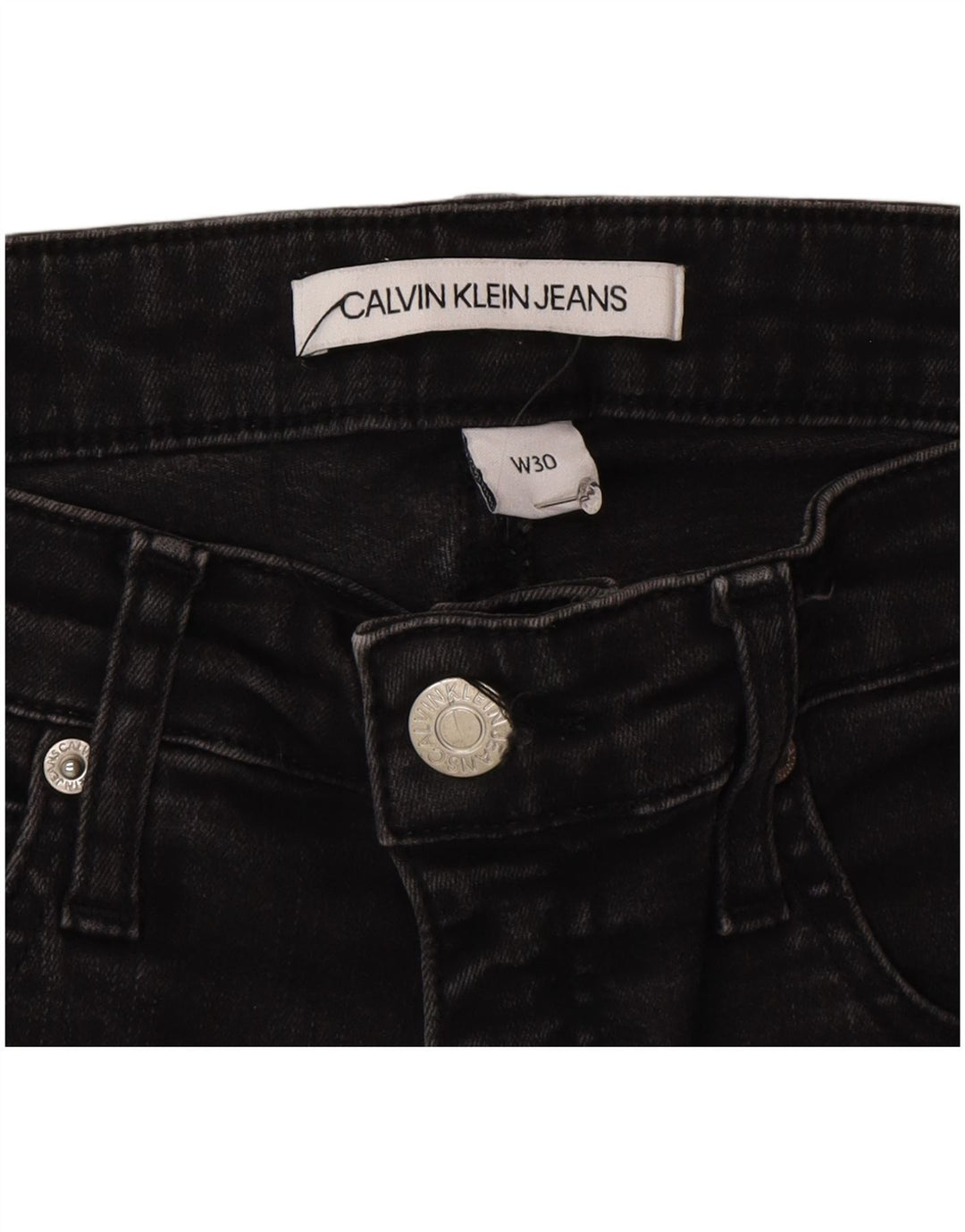 Damskie jeansy Skinny Calvin Klein W30 L27 Szare