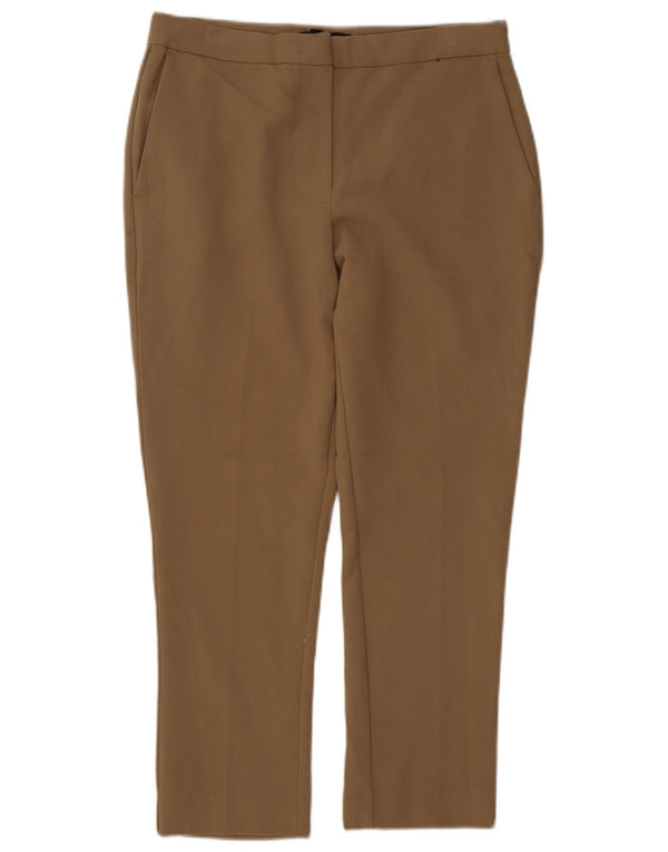 Spodnie damskie Marks & Spencer Autograph Chino UK 10 Small W32 L25 Brązowe
