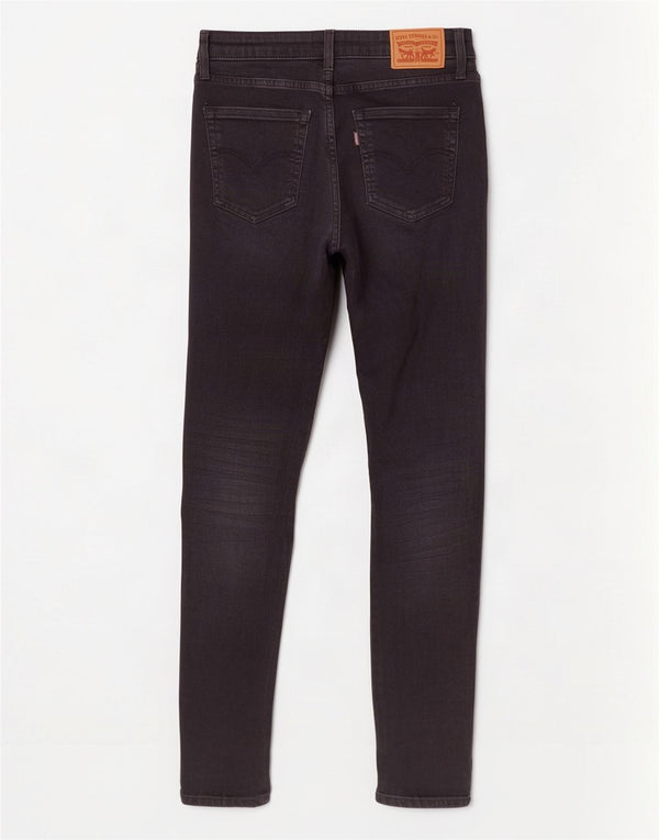 Damskie jeansy Levi's 721 z wysokim stanem W28 L30 Czarna bawełna