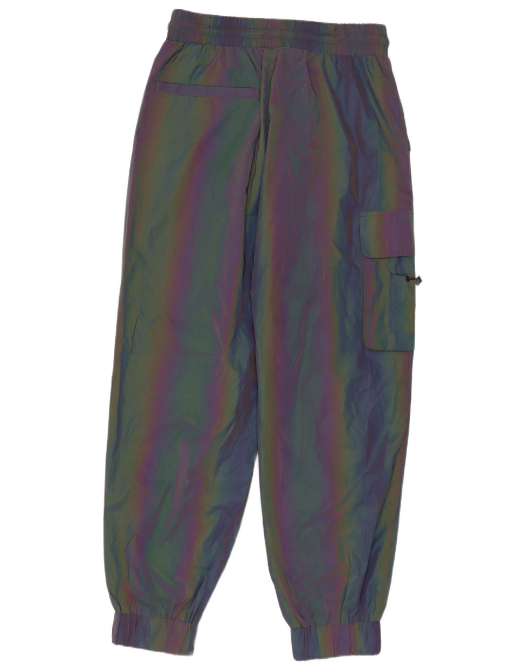 Męskie spodnie dresowe Zara Cargo Joggers Small, wielokolorowe bloki kolorów