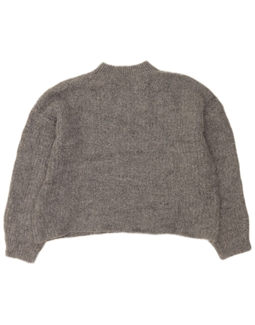 Marks & Spencer Damski sweter oversize z okrągłym dekoltem, UK 14, średni szary
