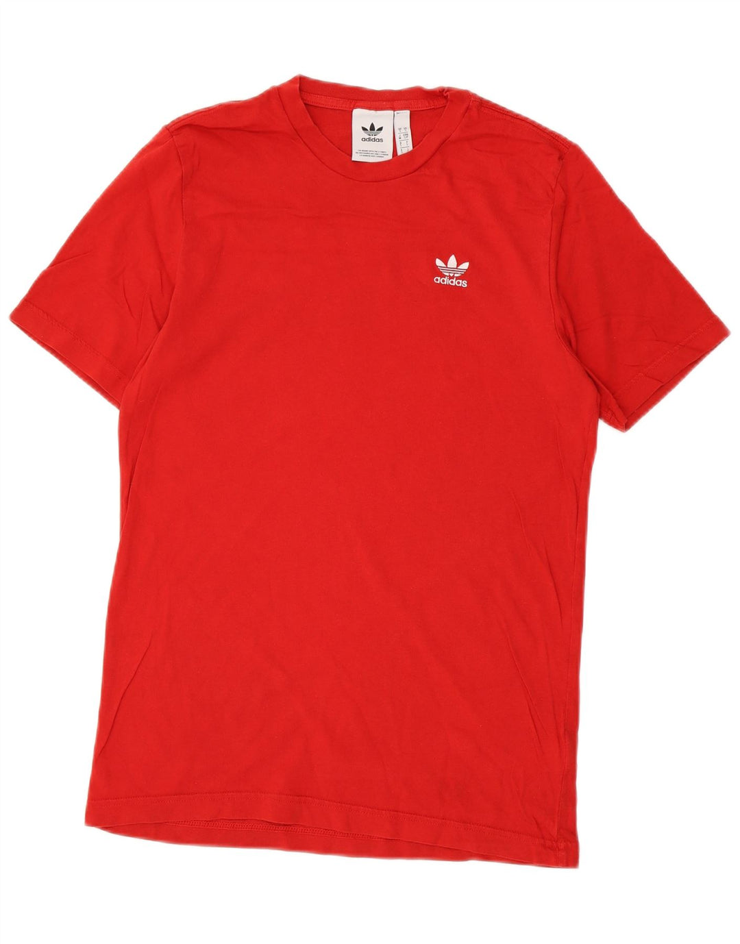 Adidas Męska Koszulka Top Mała Czerwona Bawełna