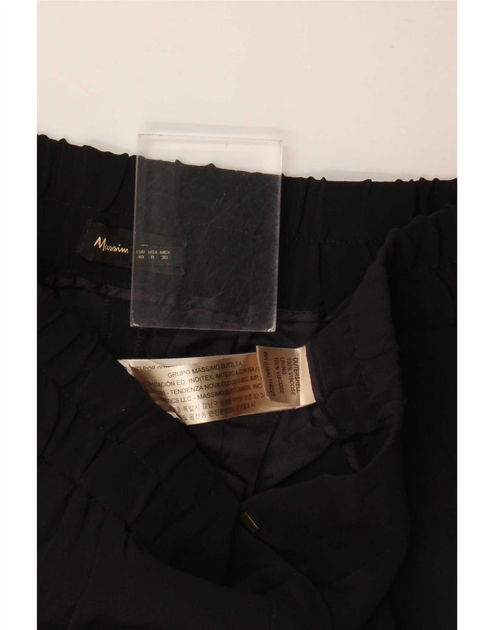 Spodnie damskie Massimo Dutti EU 40 Medium W30 L25 Czarna wiskoza