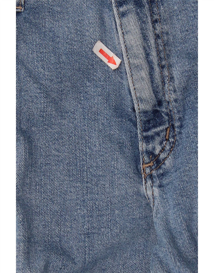 Męskie proste dżinsy Wrangler W34 L30 Niebieskie bawełniane