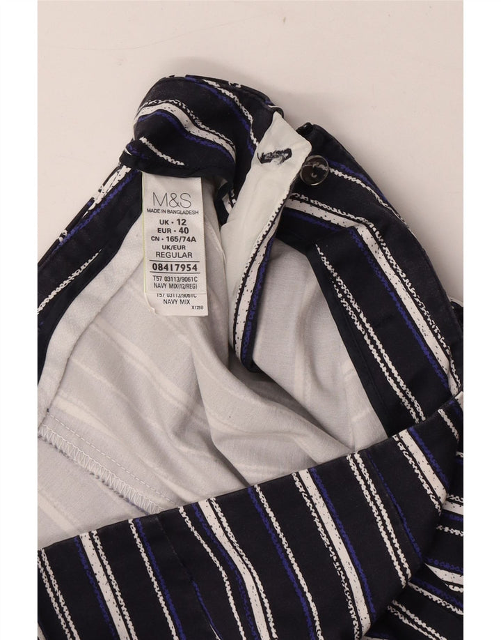 Spodnie damskie Capri Marks & Spencer UK 12 Medium W30 L20 Granatowe