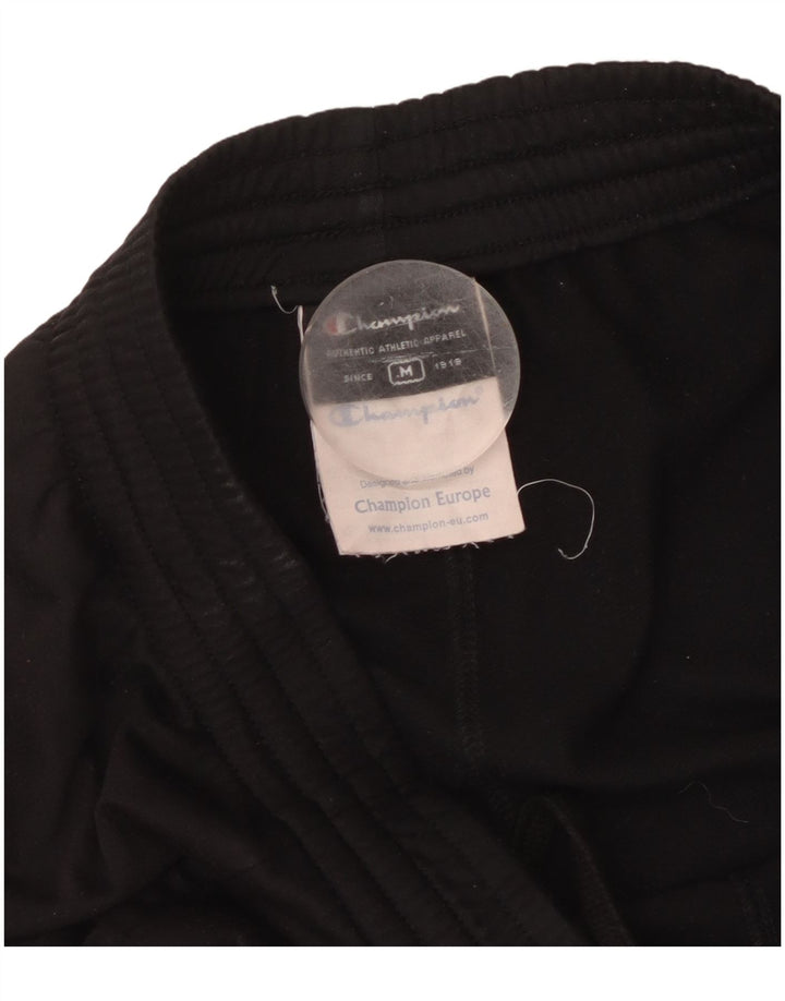 Męskie spodnie dresowe CHAMPION, średni czarny poliester