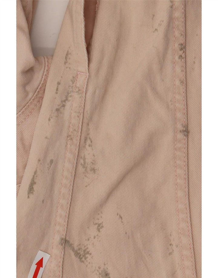Damska kurtka jeansowa oversize Zara UK 6 XS, różowa, bawełniana