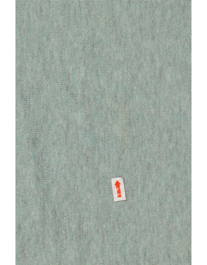 SUPERDRY Męski sweter z okrągłym dekoltem XL, zielony, nakrapiany