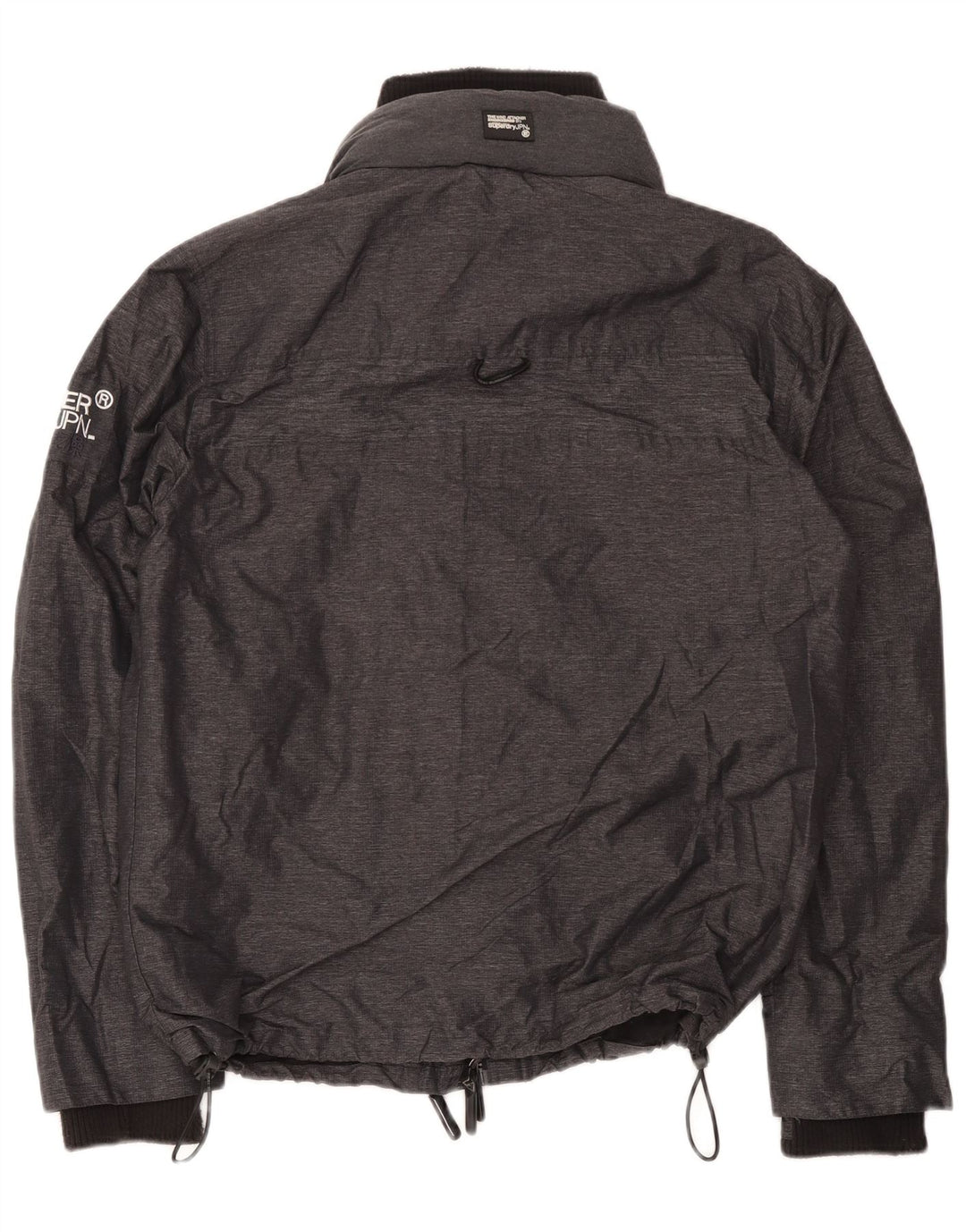 Męska kurtka wiatrówka Superdry UK 44 2XL Czarny poliester