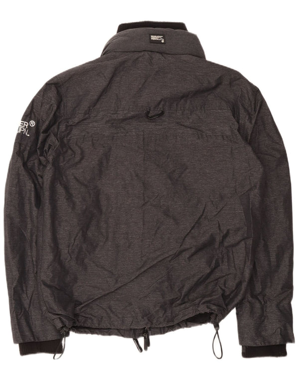 Męska kurtka wiatrówka Superdry UK 44 2XL Czarny poliester