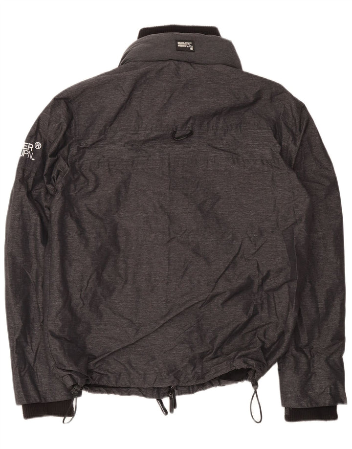 Męska kurtka wiatrówka Superdry UK 44 2XL Czarny poliester