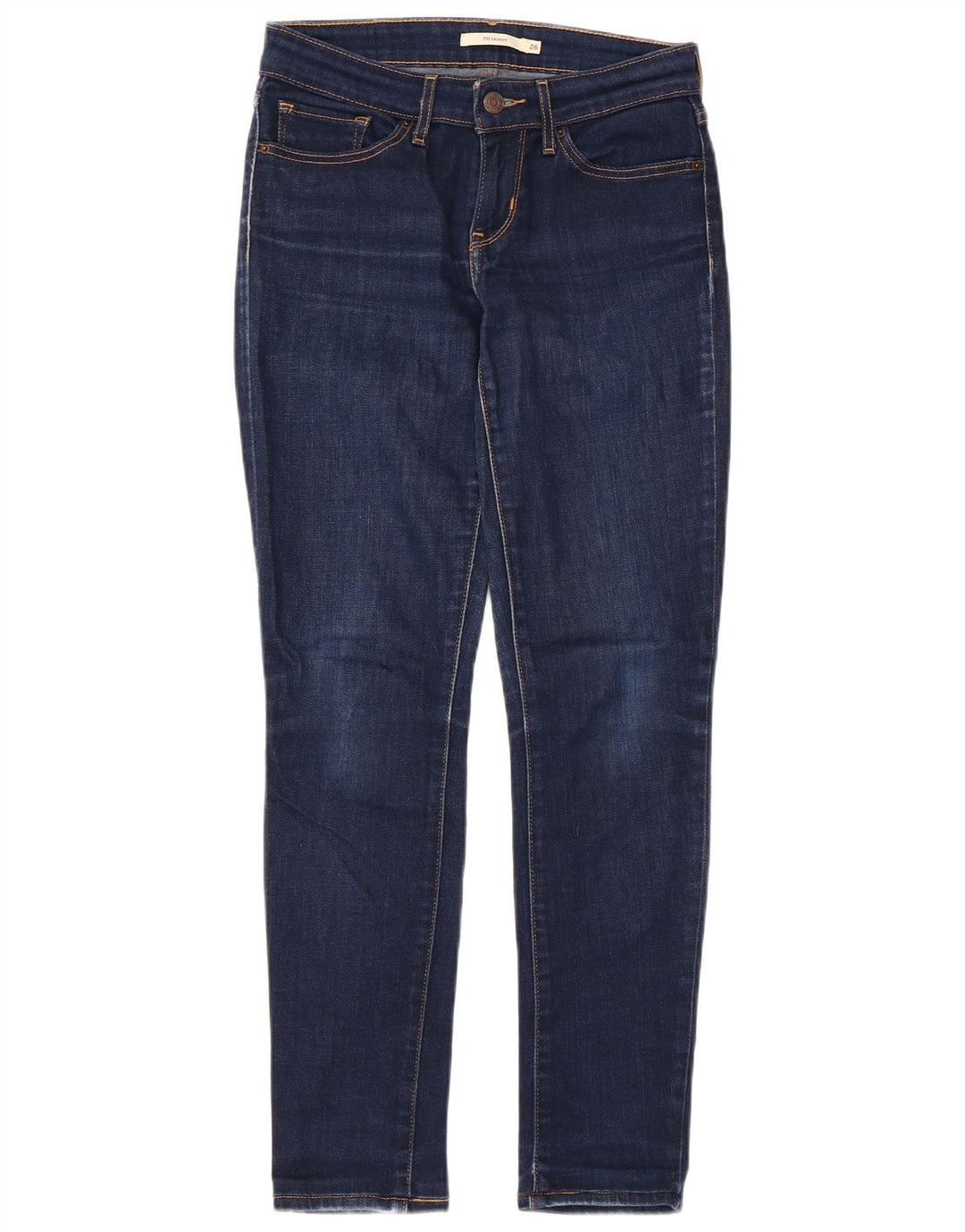 Damskie jeansy LEVI'S 711 Skinny W26 L27 Granatowa bawełna