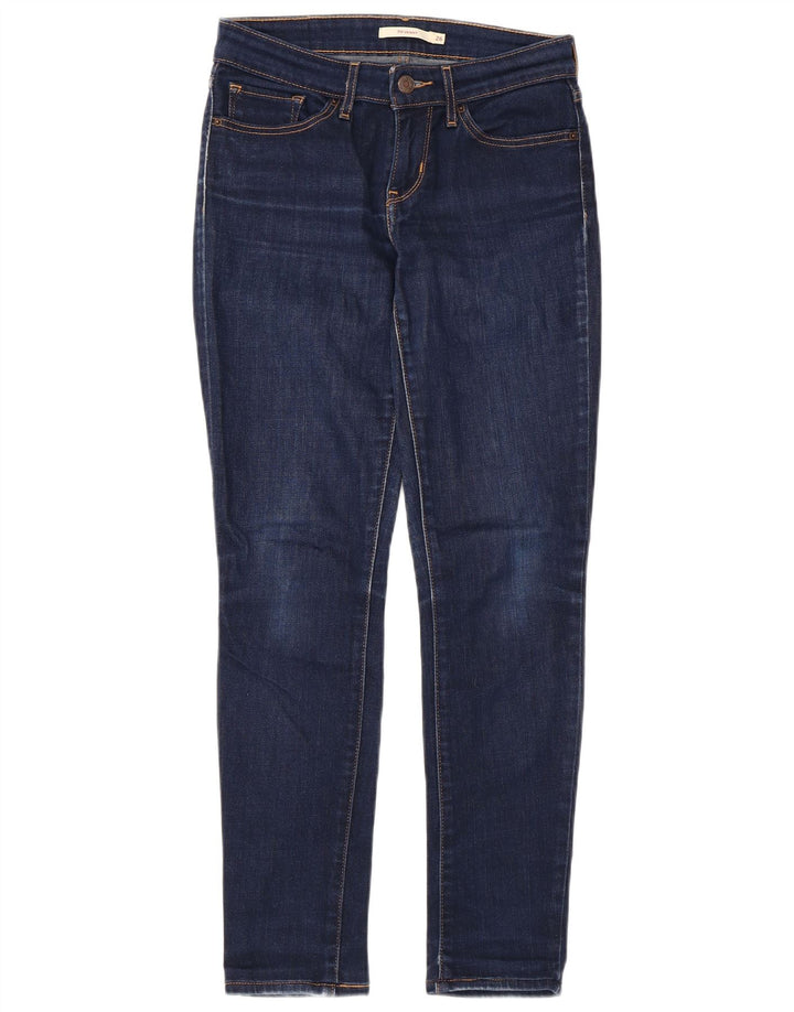 Damskie jeansy LEVI'S 711 Skinny W26 L27 Granatowa bawełna
