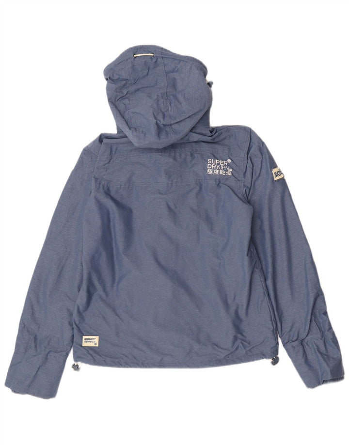 Damska kurtka wiatrówka Superdry Graphic UK 14 Medium Blue